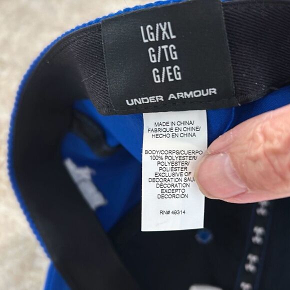 Under Armour Blue Hat - Picture 3 of 3